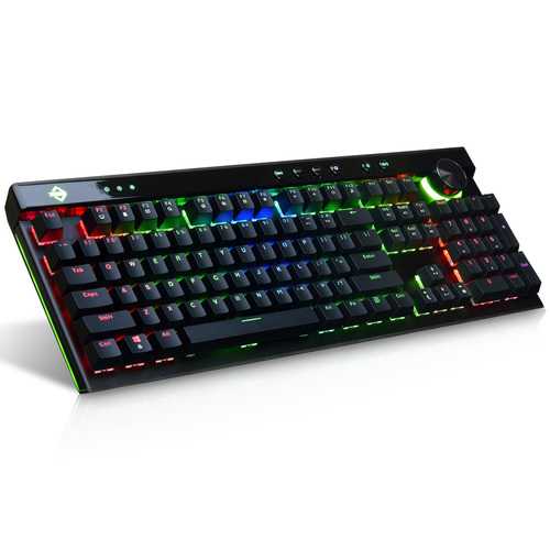 Ajazz AK45 104 Key BOX Switch RGB Mechanical Gaming Keyboard with Wrist Rest