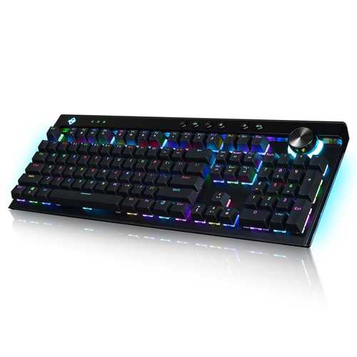 Ajazz AK45 104 Key BOX Switch RGB Mechanical Gaming Keyboard with Wrist Rest