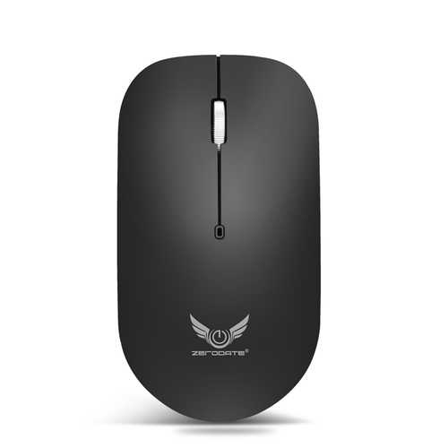 Zerodate T20 2.4Ghz Wireless Slim Mouse 1600DPI 3 Keys Gaming Ergonomic Optical Mice for PC Laptop