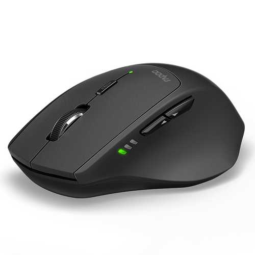 Rapoo MT550 Multi-mode Wireless 2.4G Bluetooth 3.0/4.0 Mouse 1600dpi Smart Switch Between 4 Devices