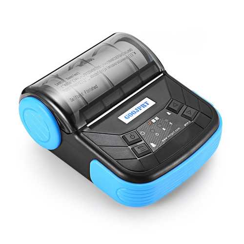 GOOJPRT MTP-3 Portable 80mm Bluetooth Thermal Printer EU Plug Support Android POS Multi-language