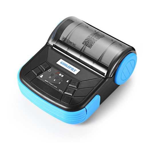 GOOJPRT MTP-3 Portable 80mm Bluetooth Thermal Printer EU Plug Support Android POS Multi-language