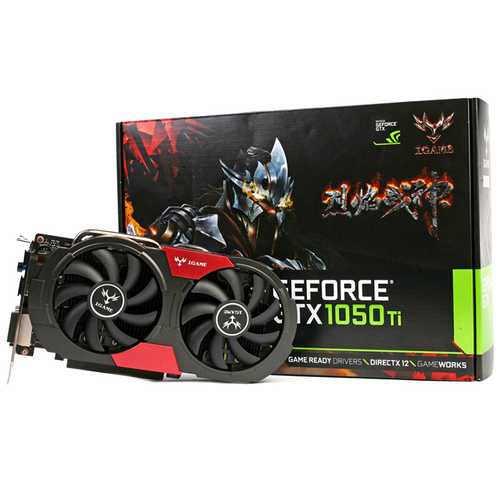 Colorful iGame GTX1050Ti U-4GD5 1379-1493MHz/7000MHz 4G 128bit GDDR5 Gaming Graphics Card