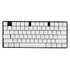 61 Key ANSI Layout OEM Profile PBT Keycaps Light Translucent Key Caps for 60% Mechanical Keyboard