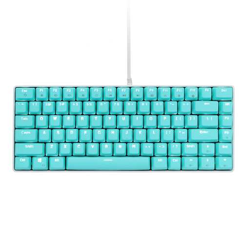 KANANIC DKD L82 82 Key NKRO PBT Keycaps Blue Switch White Backlit CIY Mechanical Gaming Keyboard