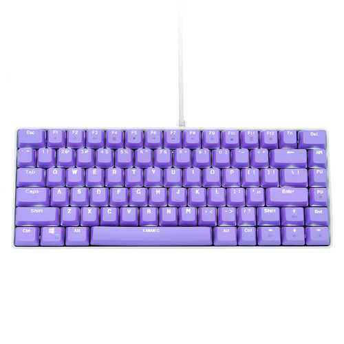 KANANIC DKD L82 82 Key NKRO PBT Keycaps Blue Switch White Backlit CIY Mechanical Gaming Keyboard