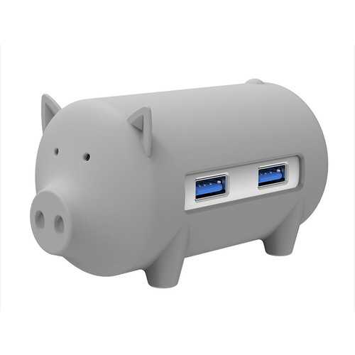 ORICO H4018-U3 Litte Pig 3-Port USB 3.0 Hub with SD TF Card Reader