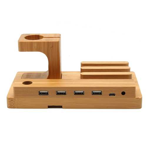 4 Port USB Charging Dock Station Stand Holder For Smart Phone/Tablet/iPhone/iPad/Apple Watch