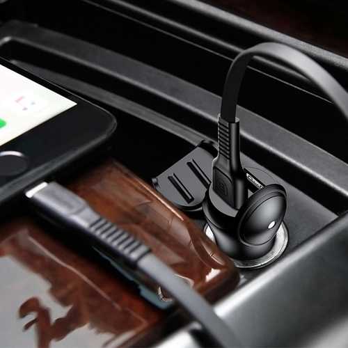 Baseus 3A Dual USB Car Charger For iPhone X 8plus Oneplus 5t Xiaomi 6 Mi A1 S8 HUAWEI P10