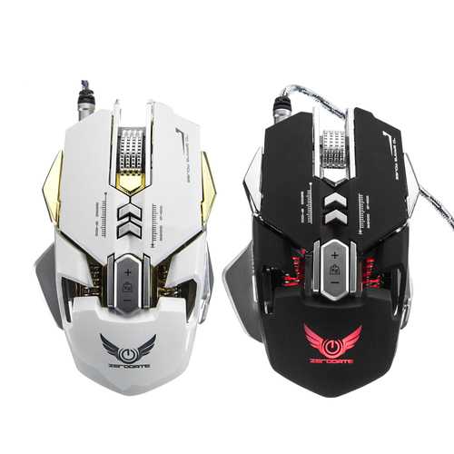 ZERODATE X300 3200DPI Adjustable LED Light Optical Gaming Mouse