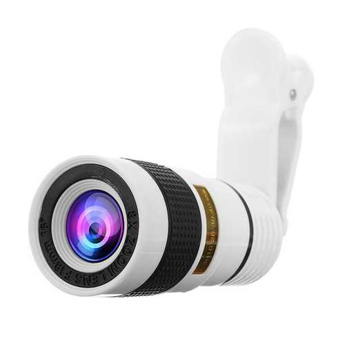 8X Zoom Optical Telescope Camera Lens with Manual Focus Telephoto lens For Smartphones Tablet