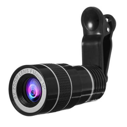 8X Zoom Optical Telescope Camera Lens with Manual Focus Telephoto lens For Smartphones Tablet