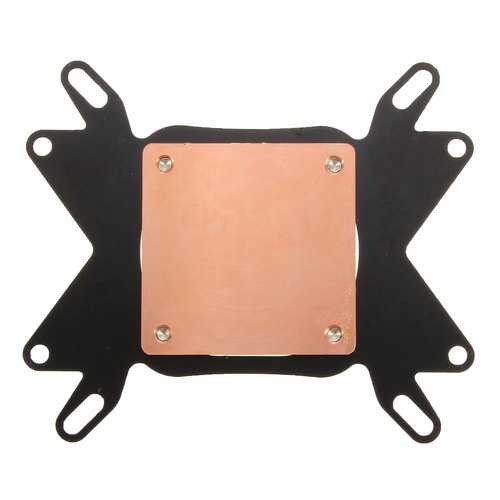 50mm Copper Base CPU Water Cooling Block Waterblock For Intel AMD