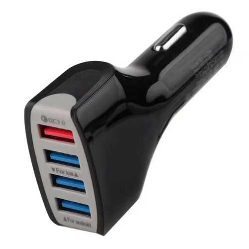 Bakeey 4 Ports QC3.0 Fast Car Charger For iPhone X 8Plus Oneplus 5t Xiaomi Redmi 5 Plus S8