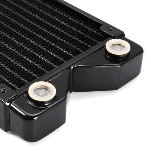 G1/4 240mm 12 Pipes Copper Water Cooling Radiator Computer CPU Heatsink Radiator