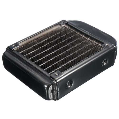 G1/4 Aluminum  8 Tube 120mm Computer Water Cooling Radiator Cooler For CPU Heat Sink