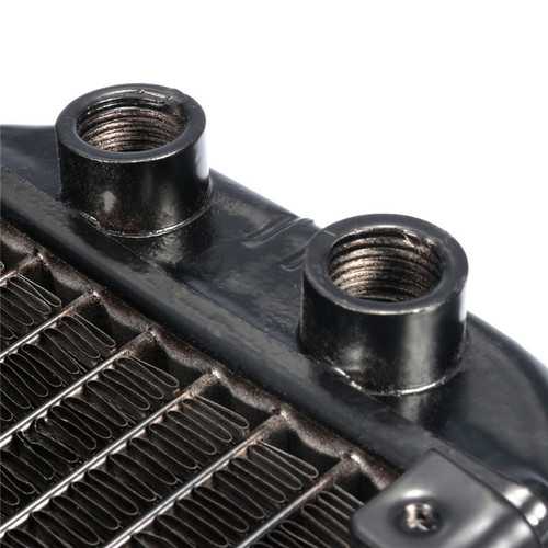 G1/4 Aluminum  8 Tube 120mm Computer Water Cooling Radiator Cooler For CPU Heat Sink