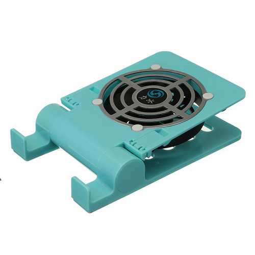 Bakeey Mini Fan Cooling Desktop Phone Holder Foldable Heat Dissipation Lazy Stand for Samsung Xiaomi