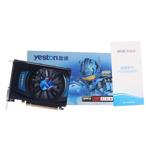 Yeston RX550 4G D5 TA 4GB 128Bit GDDR5 1183MHz/7000MHz Video Graphics Card