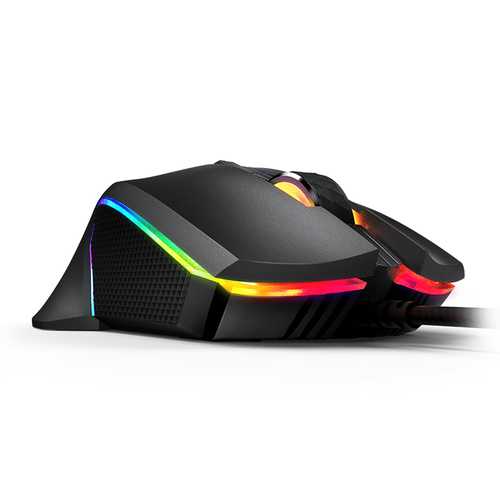 Rapoo V20 Pro 8000DPI 9Buttons USB Wired RGB Backlit Optical Gaming Mouse Support Macro Setting