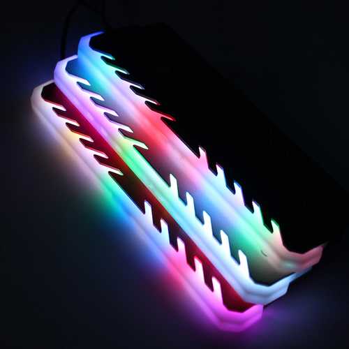 RGB Colorful Backlit Aluminium Magnesium Alloy Memory Cooling Clamp Heatsink