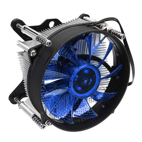 90*90*25mm 4Pin 12V Red Blue Green LED CPU Cooler Cooling Fan for Intel 1150 1155 1156 1151