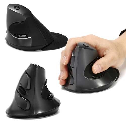 1600DPI 2.4G Wireless Optical Ergonomic Up-right Vertical Mouse Mice