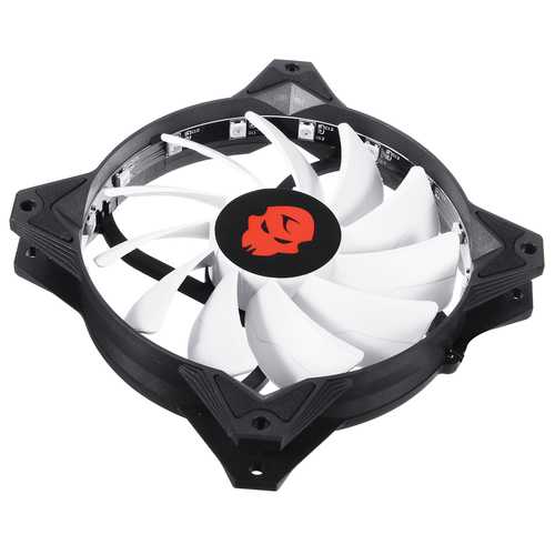 Coolmoon 1PCS 120mm RGB Adjustable LED Cooling Fan PC Computer Cooling Fans