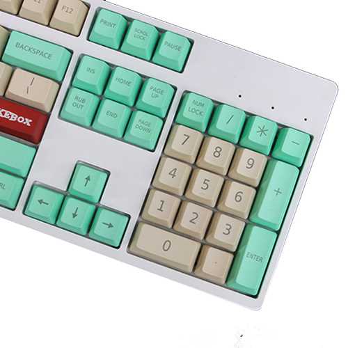 112 Keys OEM Profile Top Printed PBT Keycaps Key Caps for Mechanical Keyboard