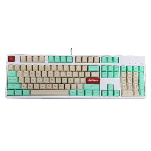 112 Keys OEM Profile Top Printed PBT Keycaps Key Caps for Mechanical Keyboard