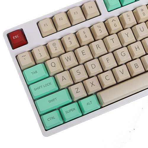 112 Keys OEM Profile Top Printed PBT Keycaps Key Caps for Mechanical Keyboard