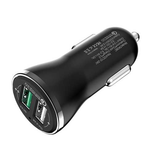 Bakeey LED Indicator QC3.0 3A Fast Car Charger For iPhone X 8Plus Oneplus 5t Xiaomi Redmi 5 Plus S9+