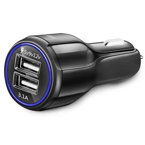 Bakeey QC 3.0 5V 3A/3.1A 9V /1.5A 12V Dual USB Fast Charging Car Charger for Mobile Phone