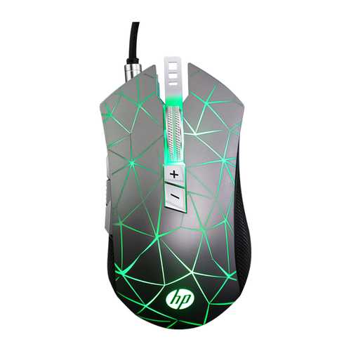 HP® M300 10000DPI USB Wired RGB Backlit Optical Gaming Mouse Supports Macro Setting for PC Gaming