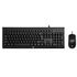 HP® km100 USB Wired 104 Keys Membrane Keyboard And 1600dpi Mouse Set Water-proof For Office Gaming