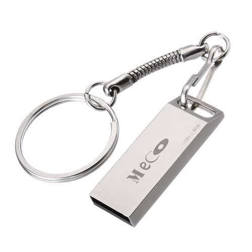 MECO Waterproof 32GB USB 2.0 Flash Drive Pen Drive Memory Stick with Hanging Keychain