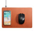 QI Leather Wireless Charging Mouse Pad For QI Device Smartphone