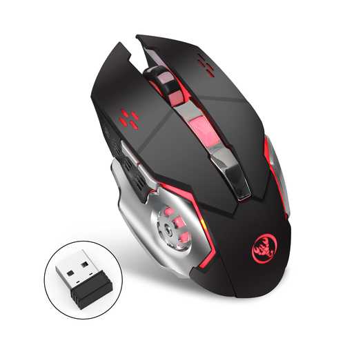 HXSJ M70 2.4GHz 2400DPI Wireless Rechargeable Gaming Mouse Ergonomic Optical Mouse