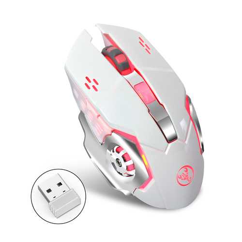 HXSJ M70 2.4GHz 2400DPI Wireless Rechargeable Gaming Mouse Ergonomic Optical Mouse