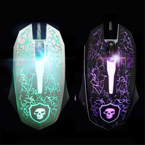 LED Backlit Gaming Keyboard+2400DPI Mouse Sets+Mouse Pad USB Wired Keyboard Set