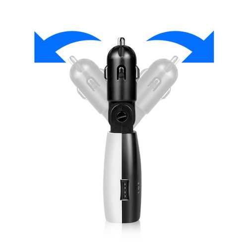 Bakeey 3.1A Dual USB Adjustable Fast Car Car Charger With LED Display For Mobile Phone Tablet Camera