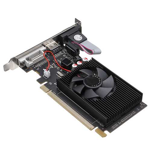 HD6450 2G D3 64Bit 2GB GDDR3 625MHz 1066MHz PCI-E 1.1 Gaming Video Graphics Card