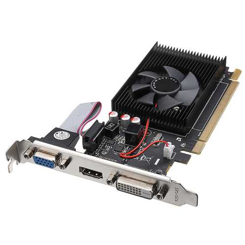 HD6450 2G D3 64Bit 2GB GDDR3 625MHz 1066MHz PCI-E 1.1 Gaming Video Graphics Card