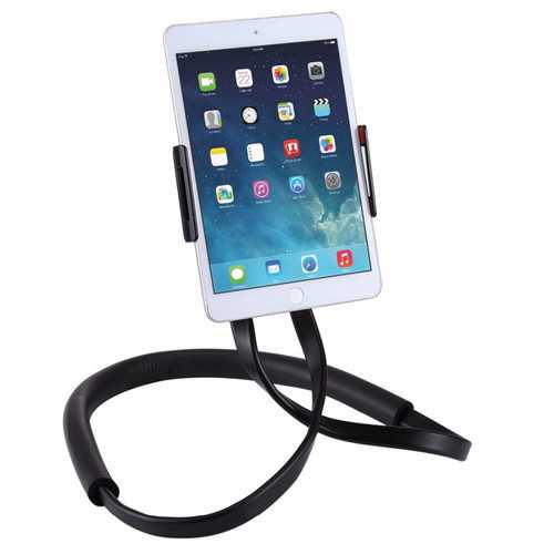 Haweel 4 in 1 Neck Hanging Waist Stand Selfie Stick 360 Degree Rotation Lazy Holder for Cell Phone