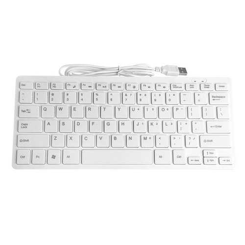 78 Keys Slim Mini USB Wired Keyboard for Notebook Laptop Computer