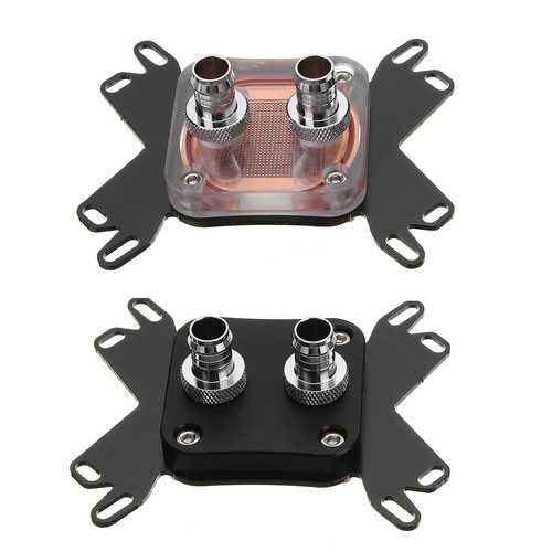 Fancier Copper CPU Cooler Water Cooling Water Block for Intel LGA 1155 2011 AMD AM4