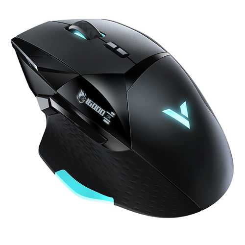 Rapoo VT900 16000DPI RGB Backlit IR Optical Gaming Mouse FPS Mouse with OLED DIY Display