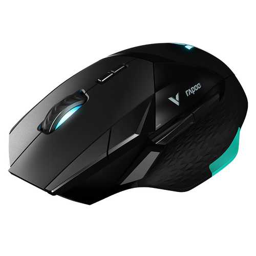 Rapoo VT900 16000DPI RGB Backlit IR Optical Gaming Mouse FPS Mouse with OLED DIY Display