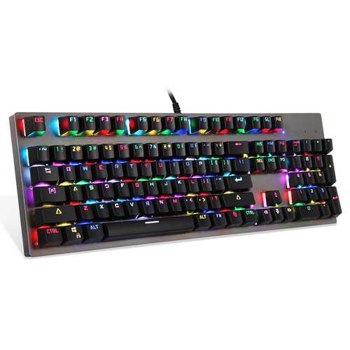 Motospeed CK89 Kailh BOX Switch 104 Keys NKRO RGB Backlit Mechanical Gaming Keyboard