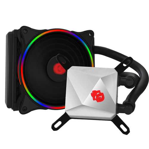 CPU Water Liquid Cooler 12CM RGB LED Cooling Fan Water Cooling System Pump Radiator For INTER AMD